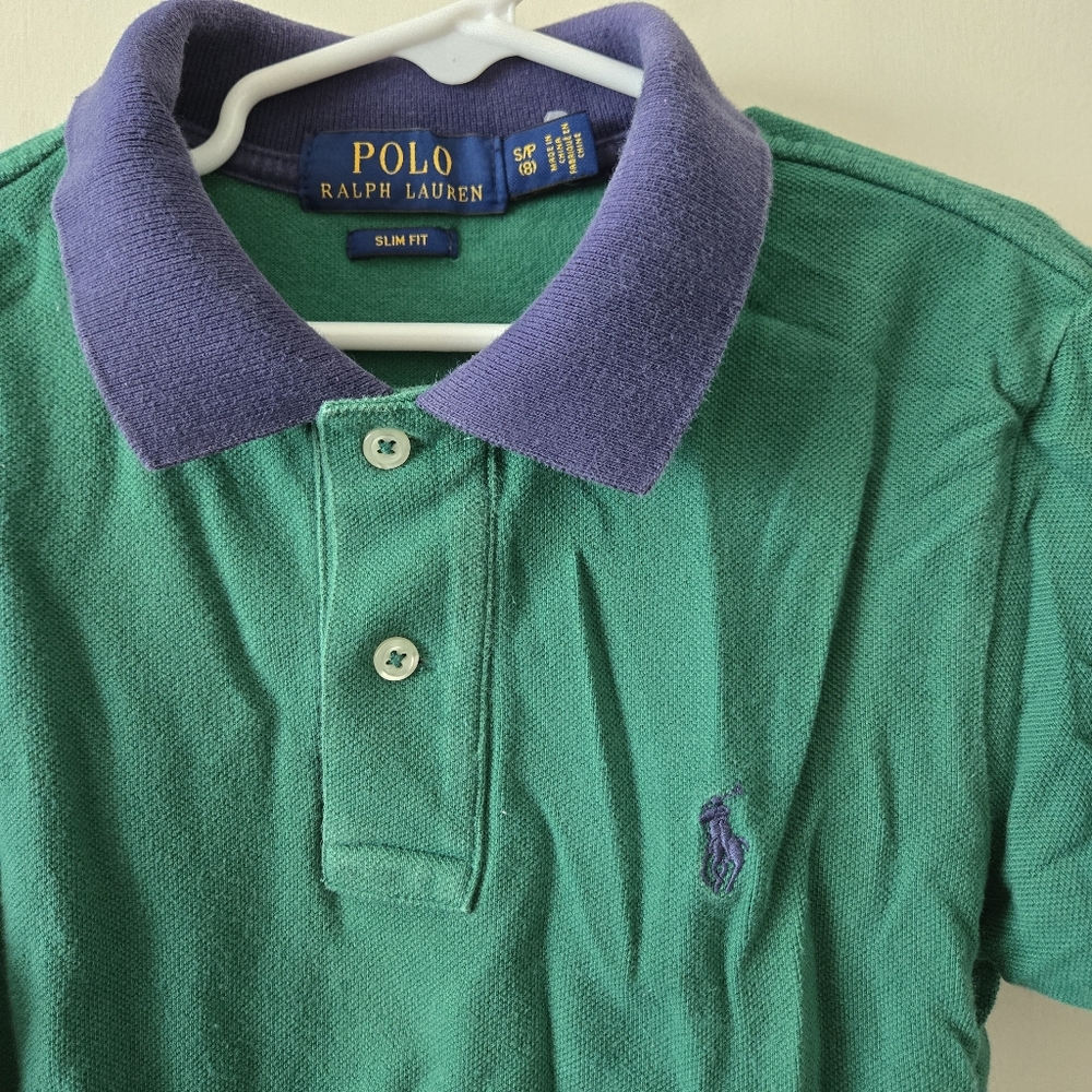 💚 Kids Ralph Lauren Green Polo Shirt – Classic & Stylish! 🐎 $22 Or Best Offer!